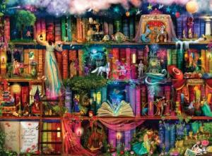 Buffalo Games - Aimee Stewart - Treasure Hunt Bookshelf - 1000 Piece Jigsaw Puzzle for Adults -Challenging Puzzle Perfect for Game Nights - Finished Size is 26.75 x 19.75