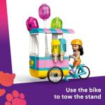 LEGO Friends Ice Cream & Balloon Stand Building Toy for Girls & Boys - Pretend Play Set for Kids, Ages 6+ - W/Liann & Paisley Minidolls & Accessories - Gift Idea for Birthdays - 42692