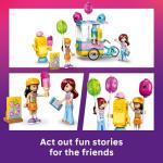 LEGO Friends Ice Cream & Balloon Stand Building Toy for Girls & Boys - Pretend Play Set for Kids, Ages 6+ - W/Liann & Paisley Minidolls & Accessories - Gift Idea for Birthdays - 42692
