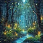 Impossible Puzzles for Adult 1000 Pieces, Magic Forest Fantasy Puzzle,Nature Difficult Challenging Jigsaw Puzzles