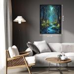 Impossible Puzzles for Adult 1000 Pieces, Magic Forest Fantasy Puzzle,Nature Difficult Challenging Jigsaw Puzzles