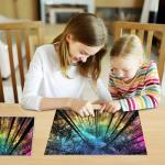 300 Pieces Puzzles for Adults | Aurora Forest Jigsaw Puzzles | Large 300 Piece Puzzle for Children Adults Seniors | Sturdy,Safe | Engaging & Educational Toys Great Gift for Boys Girls 20.5 x 15 in