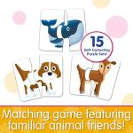 The Learning Journey: My First Match It! - Head and Tails - 15 Self-Correcting Animal Memory Matching Puzzles Games - Educational Activities for Learning - Preschoolers Age 2-5 - Award Winning Toys