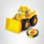 CAT Construction Toys, RC Remote Control Loader Truck - 10.5 Inch Length, Child Friendly Controller, Stowable Controller, Working Headlights - Batteries Included!