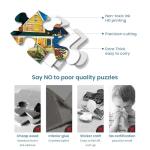 300 Piece Puzzle for Adults,Fun Summer Party Puzzle for Adults Kids Elderly,Large Piece Fireworks Puzzles for Kids Age 8-10 10-12,Challenging Fun Landscape Art Puzzle,Family Game Great Gift 20.5x15in