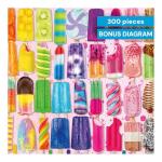 Buffalo Games - Frosty Treats - Lars Stewart - 300 Piece Large Jigsaw Puzzle for Adults - Playful Summer Ice Cream Art - Finished Size is 21.25 x 15.00, Oversized Pieces