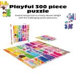 Buffalo Games - Frosty Treats - Lars Stewart - 300 Piece Large Jigsaw Puzzle for Adults - Playful Summer Ice Cream Art - Finished Size is 21.25 x 15.00, Oversized Pieces