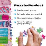 Buffalo Games - Frosty Treats - Lars Stewart - 300 Piece Large Jigsaw Puzzle for Adults - Playful Summer Ice Cream Art - Finished Size is 21.25 x 15.00, Oversized Pieces