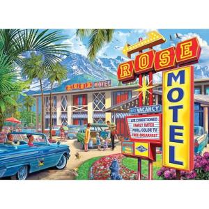 RoseArt - Back to The Past - Rose Motel - 1000 Piece Jigsaw Puzzle for Adults