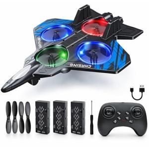 PRIMEX PRO Foam Remote Control Airplanes RC Planes for Kids Adults, RC Airplane Fighter Jet with Light, 360° Flip Fighter Jet Toys, Stunt Roll, Airplane Toy Gifts for Boys Ages 8-16