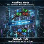 PRIMEX PRO Foam Remote Control Airplanes RC Planes for Kids Adults, RC Airplane Fighter Jet with Light, 360° Flip Fighter Jet Toys, Stunt Roll, Airplane Toy Gifts for Boys Ages 8-16