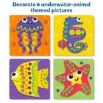Skillmatics Foam Sticker Art Activity - Under The Ocean, Mess-Free Fun for Kids, 800+ 3D Foam Stickers, DIY Felt Craft Kits, Gifts for Girls & Boys Ages 3, 4, 5, 6, 7
