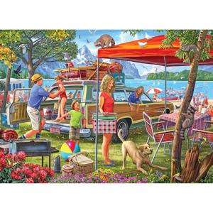 RoseArt - Kodak Premium - Family Beach Vacation - 1000 Piece Jigsaw Puzzle for Adults