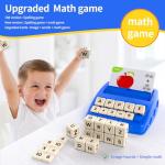 DEGIDEGI Educational Toys for Kids Ages 3-8, Matching Letter Spelling Math Game ABC Learning, Christmas Birthday Gifts Preschool& Kindergarten Kids for 3 4 5 6 7 8 Year Olds Boys and Girls Navy Blue