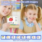 DEGIDEGI Educational Toys for Kids Ages 3-8, Matching Letter Spelling Math Game ABC Learning, Christmas Birthday Gifts Preschool& Kindergarten Kids for 3 4 5 6 7 8 Year Olds Boys and Girls Navy Blue