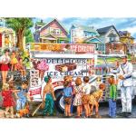 RoseArt - Back to The Past - Ice Cream Truck Day - 1000 Piece Jigsaw Puzzle for Adults