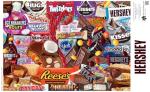 Buffalo Games - Hershey - Hershey Deluxe Collage - Large Piece Jigsaw Puzzle for Adults - Challenging Puzzle Perfect for Game Nights - Finished Size is 21.25 x 15.00