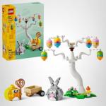 LEGO Easter Bunny and Chick Egg Hunt Building Toy for Girls & Boys - Springtime Pretend Playset for Kids, Ages 8+ - Basket Stuffer or Gift Idea for Easter, Birthdays, & Special Occasions - 40808