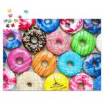 Fishwisdom 500 Pieces Assorted Cupcake Jigsaw Puzzle for Adults and Kids Big Size Gift Idea (Donuts)