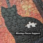 Teemosreal Puzzles for Adults 1000 Pieces, Stained Glass Cat Fantasy Night Moon Scene, Challenging Puzzle Game with Poster, Matte Finish, Interlock Perfectly Frameable Wall Decor Gift