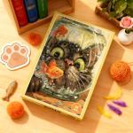 XURLEQ Curious Cat Fish Jigsaw Puzzles 1000 Pieces for Adults -Challenging Funny Kitten Terrified Fish Art, Premium Matte Finish, 27.56 x 19.68 Inches, Perfect for Game Nights