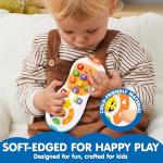 JOYIN Baby Toys 6-12 Months - TV Remote Control Toy with 40+ Music and Learning Phrases & Volume Control, Birthday Gift for Todder Girls Boys