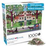 Buffalo Games Ice Cream and Hopscotch Jigsaw Puzzle – 1000 Piece Puzzle for Adults, Classic Americana Art by Charles Wysocki