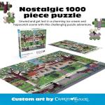 Buffalo Games Ice Cream and Hopscotch Jigsaw Puzzle – 1000 Piece Puzzle for Adults, Classic Americana Art by Charles Wysocki
