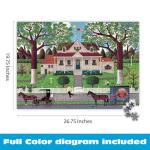 Buffalo Games Ice Cream and Hopscotch Jigsaw Puzzle – 1000 Piece Puzzle for Adults, Classic Americana Art by Charles Wysocki