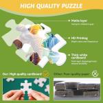 500 Piece Puzzle for Adults, Rainforest Animals Jigsaw Puzzle, Challenging Nature Puzzle Game, Recycled Cardboard, Home Wall Art Decor, Birthday Gift for Teens, Adults, Seniors – 20.5 x 15 Inch