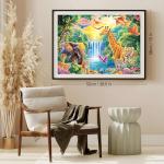 500 Piece Puzzle for Adults, Rainforest Animals Jigsaw Puzzle, Challenging Nature Puzzle Game, Recycled Cardboard, Home Wall Art Decor, Birthday Gift for Teens, Adults, Seniors – 20.5 x 15 Inch