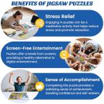 500 Pieces Puzzle for Adults,Lake Vacation Puzzle,House and Dogs Landscape Jigsaw Puzzles 500 Pieces,Challenging Game Home Decor Birthday Party Gift Toy for Adults Seniors 20.5 * 15 in