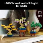 LEGO Botanicals Mini Bonsai Trees Building Set - Artificial Bonsai Tree Building Blocks for Adults, Ages 18+ - Gift for Birthdays for Him - DIY Home and Office Decor for Men and Women - 10373