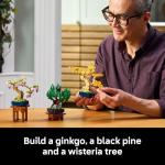 LEGO Botanicals Mini Bonsai Trees Building Set - Artificial Bonsai Tree Building Blocks for Adults, Ages 18+ - Gift for Birthdays for Him - DIY Home and Office Decor for Men and Women - 10373