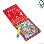 Melissa & Doug On The Go Water Wow! Mess Free Coloring Book, Reusable Water-Reveal Activity Pad, Vehicles, Travel Toys, Party Favors, for Toddlers & Kids Ages 3+ - FSC Certified