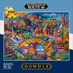 Buffalo Games - Eric Dowdle - Get Your Kicks on Route 66-1000 Piece Jigsaw Puzzle for Adults - Challenging Puzzle Perfect for Game Nights - Finished Size is 26.75 x 19.75