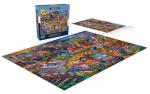 Buffalo Games - Eric Dowdle - Get Your Kicks on Route 66-1000 Piece Jigsaw Puzzle for Adults - Challenging Puzzle Perfect for Game Nights - Finished Size is 26.75 x 19.75