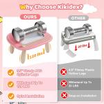 Kikidex Magnetic Drawing Board, Toddler Girl Toys for 1-2 Year Old, Doodle Board Pad Learning and Educational Toys for 1 2 3 Year Old Baby Kids Birthday Gift(Soft Pink)