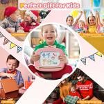 Kikidex Magnetic Drawing Board, Toddler Girl Toys for 1-2 Year Old, Doodle Board Pad Learning and Educational Toys for 1 2 3 Year Old Baby Kids Birthday Gift(Soft Pink)