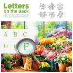 Blueforest 300 Piece Jigsaw Puzzle for Adults - Cute Kitten & Flower Garden, 17x11 Inch, Cardboard, Fun & Relaxing Puzzles for Stress Relief