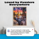 Buffalo Games - Forest Magic Hour - Earthpix - Scenic Landscape - 1000 Piece Jigsaw Puzzle for Adults - Challenging Nature Art Perfect for Game Nights - Finished Size is 26.75 x 19.75