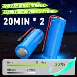 WRTWRT 1:18 RC Monster Truck for Boys, Kids 4-7-8-12, All-Terrain Off-Road Remote Control Car with LED Lights & Spray, 40 Min Playtime, 2.4GHz Fast Response Graffiti Jeep Toy Gift RC Car for Kids