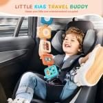 SOSUSHOE Busy Board for 1 Year Old, Travel Toys for Toddler 1-3 on Plane Car, Montessori Busy Board Busy Cube, Toys for 1 Year Old Boy Girl, Easter Basket Stuffers for Toddler