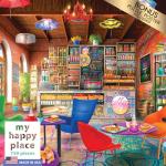 RoseArt - My Happy Place - Boho Coffeshop - 750 Piece Jigsaw Puzzle for Adults