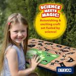 Skillmatics Sun Paper Art Kit - STEM Craft Kit for Kids with Decorative Paper, Stencils & Markers, Create with Sunlight, Mess-Free, Indoor Fun, Gifts for Ages 4, 5, 6, 7, 8, 9, 10, 11, 12