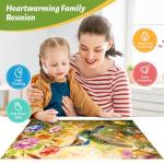 500 Piece Puzzle for Adults Clearance, Spring & Summer Hummingbird Jigsaw Puzzle, Nature Floral Puzzles for Adults and Teens, Relaxing Bird Puzzle Gift, 20.5 x 15 in