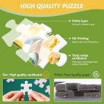 500 Piece Puzzle for Adults Clearance, Spring & Summer Hummingbird Jigsaw Puzzle, Nature Floral Puzzles for Adults and Teens, Relaxing Bird Puzzle Gift, 20.5 x 15 in