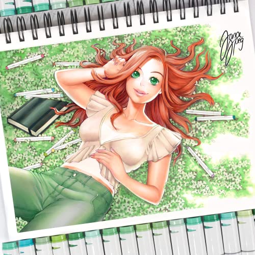 Ohuhu Dual Tipped Art Markers - 100 Colors