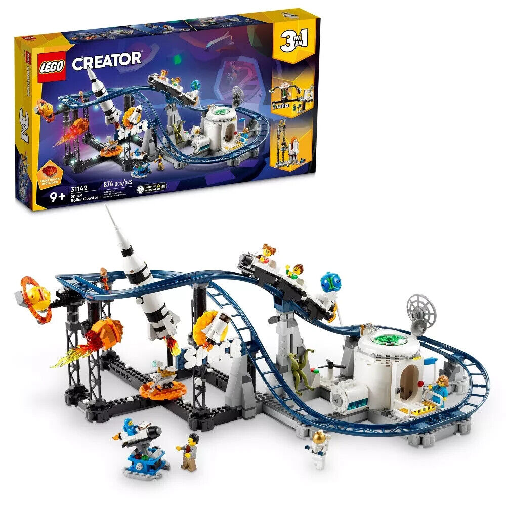 Space Roller Coaster Building Toy Set - LEGO Creator 3 in 1