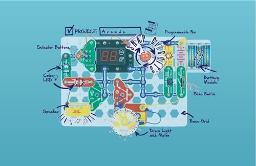 Snap Circuits Arcade: STEM Electronics Exploration Kit (Ages 8+)
